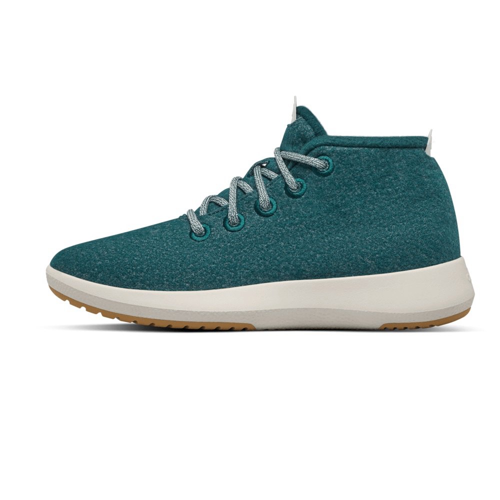 Allbirds Men\'s Boots Green - Wool Runner-up Mizzles - 09587TNDA